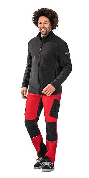 Planam Norit Herren Pure Softshelljacke, schwarz, Größe 62, 6435062