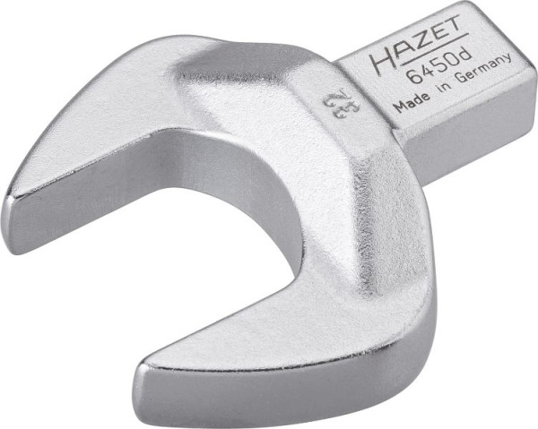 Hazet Einsteck-Maulschlüssel, Einsteck-Vierkant 14 x 18 mm, Außen-Sechskant Profil, 32 mm, 6450D-32