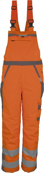PKA Warnschutz Winter-Latzhose, orange/grau, Größe: S, WILH-O-002