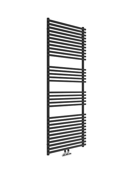 Sanotechnik Badezimmer-Heizkörper Trient, Mattschwarz, 60x164cm, TRS164