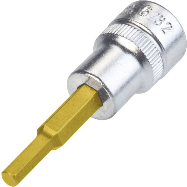 Hazet Schraubendreher-Steckschlüsseleinsatz, Vierkant hohl 10 mm (3/8 Zoll), Innen-Sechskant Profil, 5/32 ", 8801A-5/32