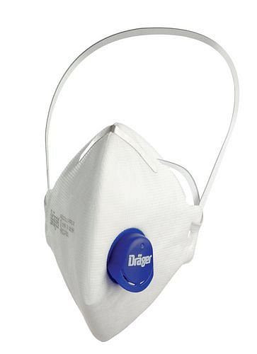 Dräger partikelfiltrierende Halbmaske X-plore 1730 V mit Ventil, FFP3, NR, VE: 10 Stück, 180082