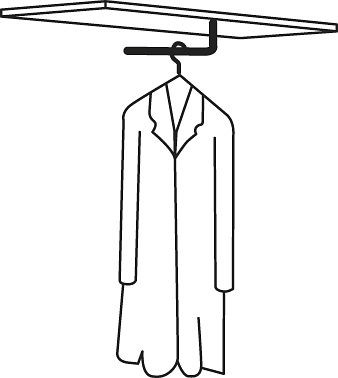 Kerkmann Garderobenstange Progress 500, T 300 mm, verzinkt, 50541311