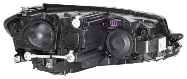 HELLA Halogen/FF-Hauptscheinwerfer, für u.a. VW Golf VII (5G1, BQ1, BE1, BE2), ECE, für Rechtsverkehr, links, 1EB 013 924-011