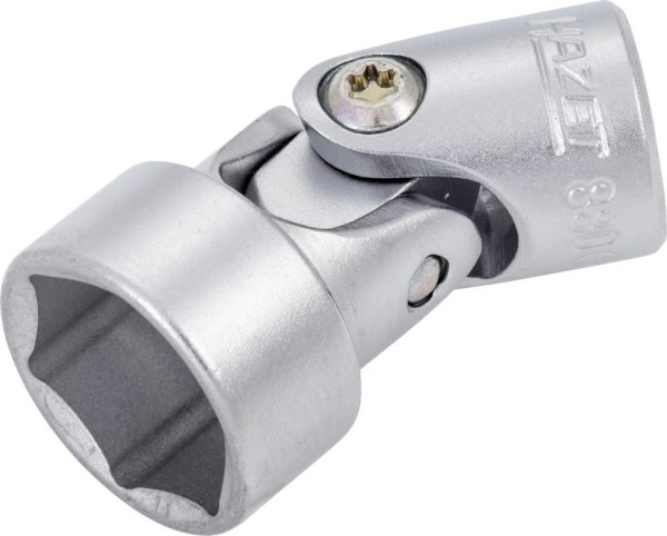 Hazet Gelenk Steckschlüsseleinsatz, Sechskant, Vierkant hohl 10 mm (3/8 Zoll), Außen-Sechskant-Tractionsprofil, 18 mm, 880G-18