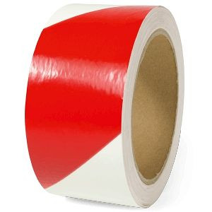 Moedel Warnmarkierung linksweisend, Folie, langnachleuchtend/rot, 160-mcd, 50mm x 16m, 55062