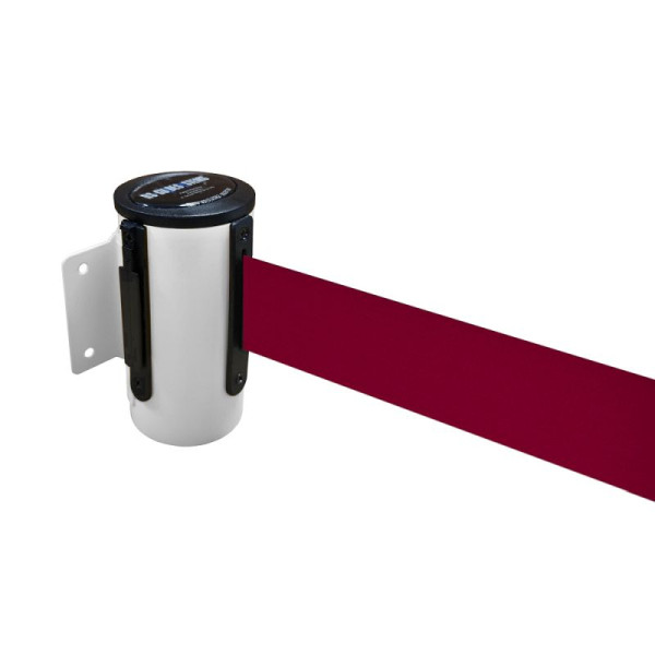 Stein HGS Wandgurtkassette -P-Line Future-, weiß, burgunder, mit Gurtendstück (Standard), 12850m-1502