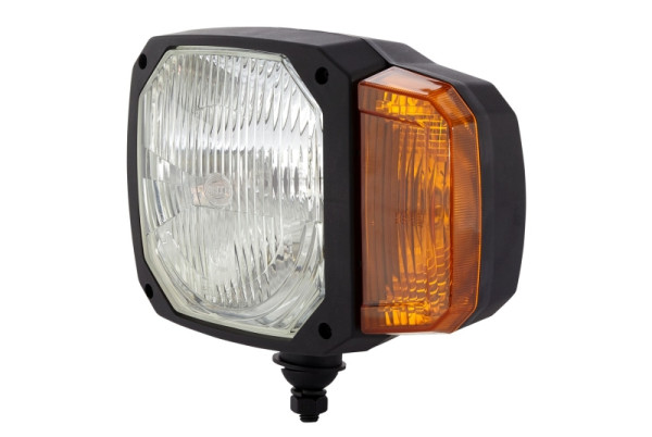 HELLA Halogen-Hauptscheinwerfer, 12V, Einbau, ECE R112.01/E9 16339/AIS-012, gelb, links, Rechtsverkehr, senkrecht, 1LA 328 450-311