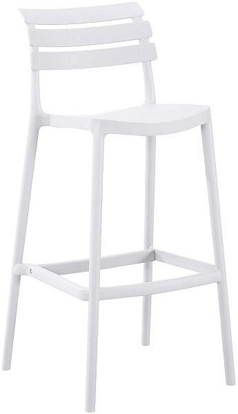 CLP Barhocker Rafan, weiß, modern, 327016, 4255716370183