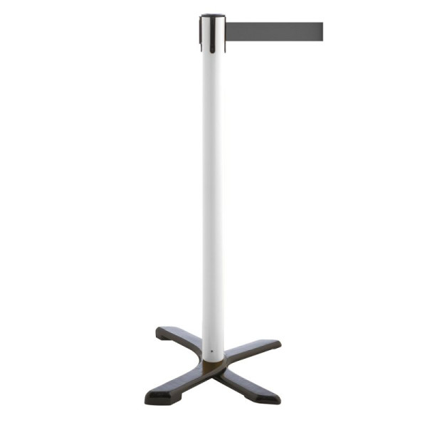 Stein HGS Personenleitsystem -P-Line Compact-, weiß, grau, mit Gurtendstück (Standard), 34870-0902