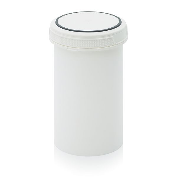 Auer Schraubdosen Basic, 2 Liter, Dose weiß, Deckel weiß, ohne Innendeckel, SC A 2.0-119 F6