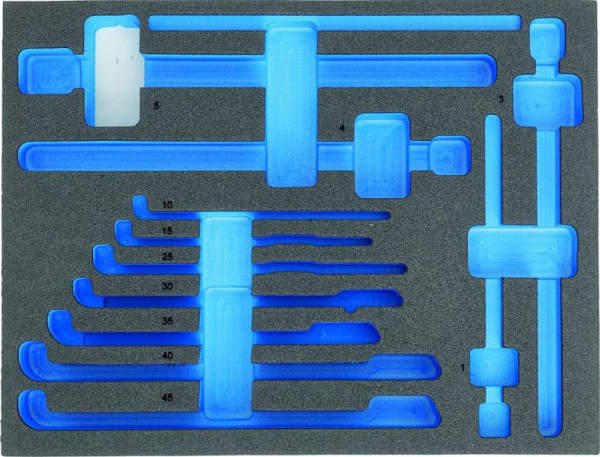 GEDORE Schaumeinlage zu i-BOXX 72 leer für 1101 CT-1.29/3K, 2964449