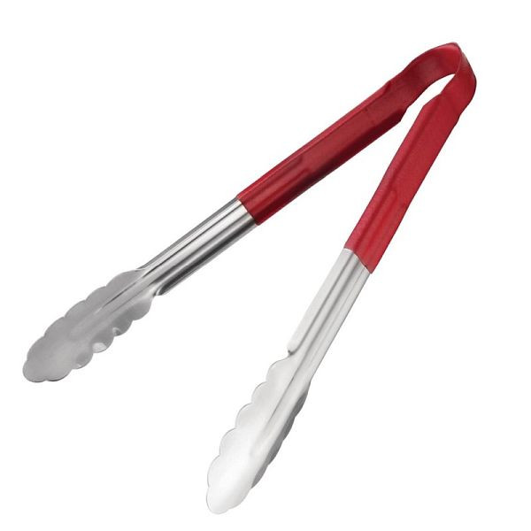 Vogue Servierzange mit Farbkodierung rot, CB154, 5050984196591