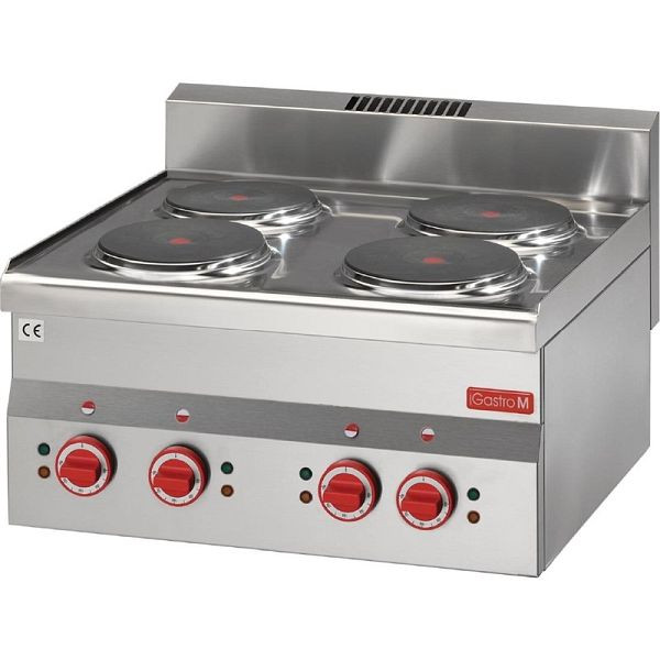 Gastro M Elektroherd 60/60PCE, 4 Kochplatten, 3 kW/400 V, GN018