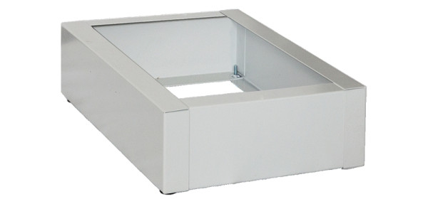 C+P Sockel 110 mm hoch, 110x300x490mm, RAL 7035 Lichtgrau, 9-8023-7110