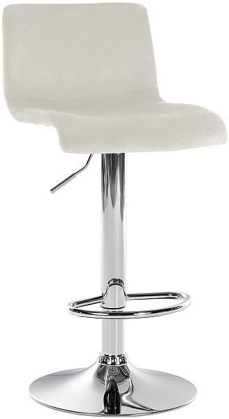 CLP Barhocker Hoover Samt C, creme, 327034, 4255716370480
