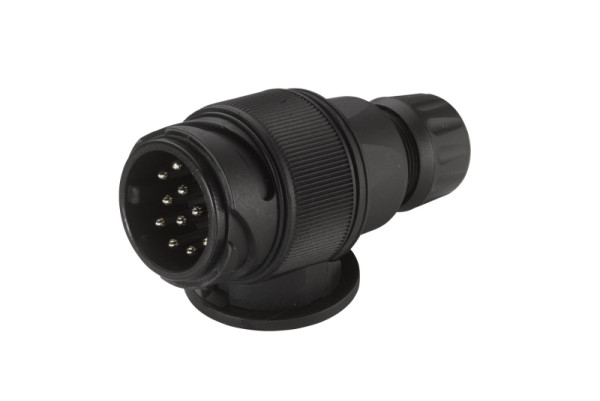 HELLA Stecker, 12V, 13-polig, Stecker: Schraubkontakt, schwarz, DIN/ISO: 11446, 8JA 005 951-027