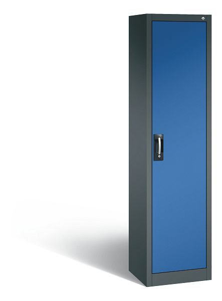 C+P Werkzeugschrank Acurado, H1950xB502xT400mm, Farbe: Anthrazitgrau / Enzianblau, Muldengriff, 8900-00 S10197
