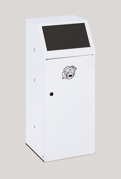 VAR Wertstoffsammler WSG 69 mit Fronttür und Inneneinsatz, anthrazit, 17163