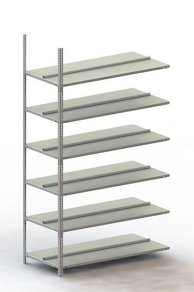 Meta Büro Compact AR 2200x1250x600 mm, RAL 7035, Bodenanzahl: 6, 20079388