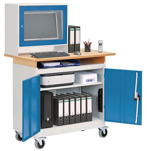 Bedrunka+Hirth Computerwagen 110-6, 1200 x 600 x 1660 mm, 04.180.C07