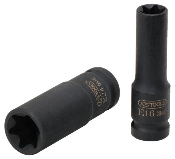 KS Tools 1/2" Torx-E-Kraft-Stecknuss, lang, E16, 515.1055