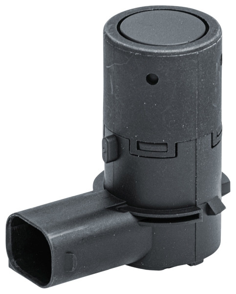 HELLA Sensor, Einparkhilfe, gewinkelt, 3-polig, gesteckt, lackierbar, 6PX 358 141-301