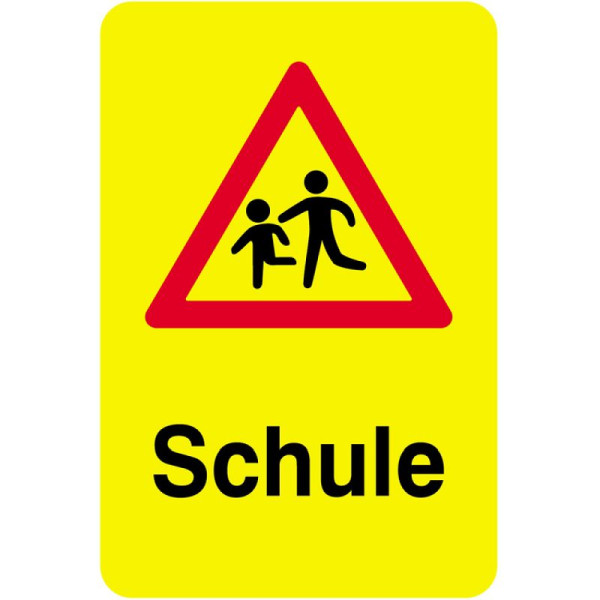 Stein HGS Sonderschild, Achtung Schule, 600 x 900 mm, 15734