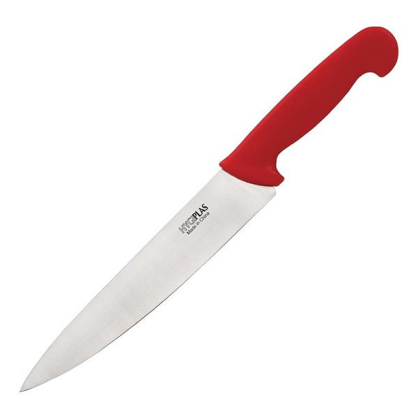 Hygiplas Kochmesser 21cm rot, Nylon-Griff, Edelstahlklinge, C895