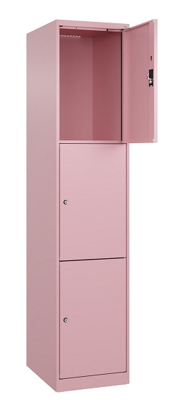 C+P Schließfachschrank Evolo PLUS, 3 Fächer, 1850x400x500mm, 3015/3015, 049000-123 S10024