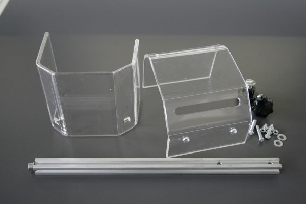 ELMAG Plexi-Bohrfutterschutz komplett mit Halterung, zu KBM 13TN, 9106229