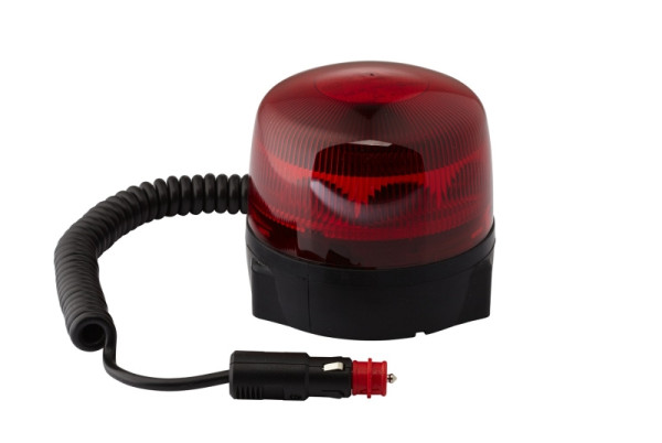 HELLA LED-Blitz-Kennleuchte - RotaLED - 12/24V - rot - Anbau/Magnetbefestigung, 2XD 012 878-221