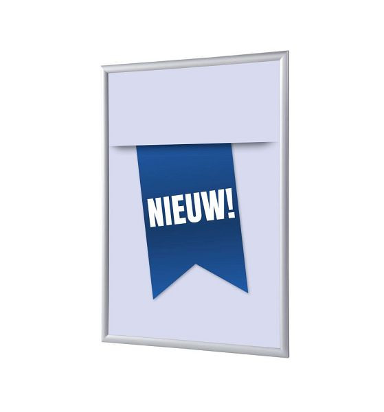 Showdown Displays Klapprahmen A4 Komplettset Neu Blau Niederländisch, KRA4G25LPPI441