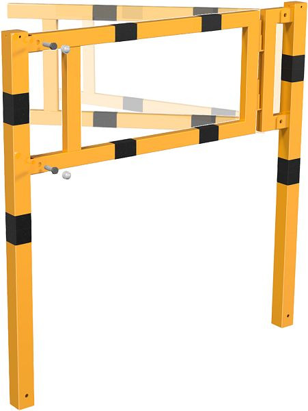 Schake Torelement aus 60x40mm Stahlrohr zum Einlegen in die normalen Standpfosten, inklusive Befestigungsmaterial, 4225BG