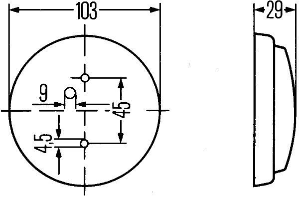 HELLA Innenraumleuchte, Halogen, 24/12V, 15W, 18W, K (10W)/K (18W), Anbau, Lichtscheibenfarbe: glasklar, Innenraum, verstellbar, 2JA 003 231-001