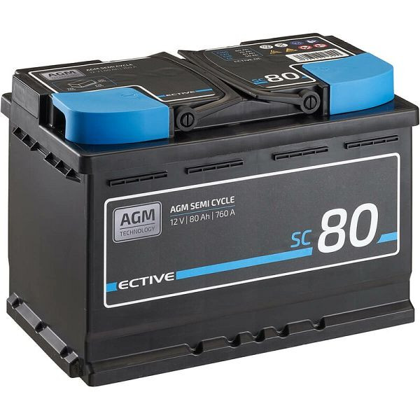 ECTIVE SC 80 AGM Semi Cycle Versorgungsbatterie 80Ah, TN3770