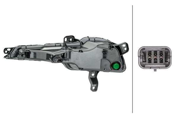 HELLA Blinkleuchte, LED, für u.a. Peugeot 308 SW II (LC_,LJ_,LR_,LX_,L4_), ECE, rechts, 2BA 013 163-021