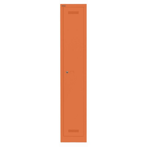 Bisley Garderobenschrank Monobloc™, 1 Abteil, 1 Fach, 603 orange, ML03S1603