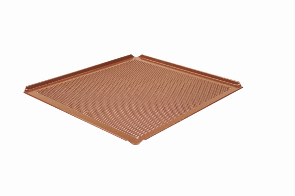Schneider Lochblech GN 2/3, aus Aluminium mit roter Silikonbeschichtung, 381058