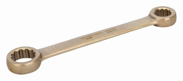 Bahco Doppel-Ringschlüssel, funkenfrei, Aluminiumbronze, 10x12 mm, NS010-1012