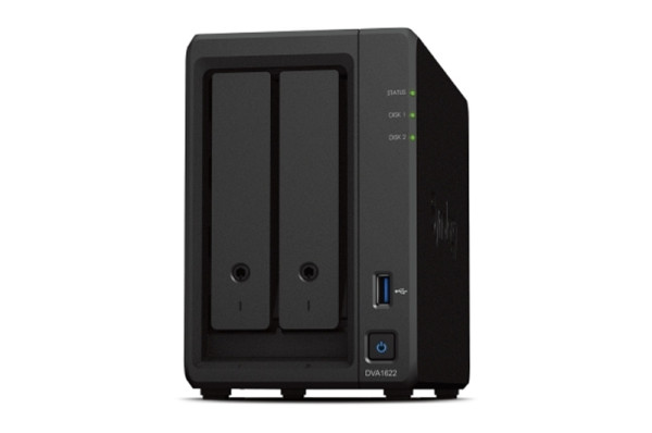 Synology Netzwerk Video Rekorder, 16 Kanäle, 2-bay, ohne HDD, USB 3.2, Deep Learning, DVA1622