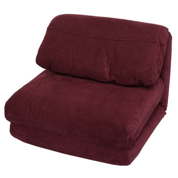 Mendler Schlafsessel HWC-E68, Schlafsofa Funktionssessel Klappsessel Relaxsessel, Stoff/Textil, bordeaux, 108520