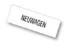 Eichner Werbe- Einlage "Neuwagen", Format: 297 x 105 mm schwarz, für Werbe- Price-Display 9219-01079, VE: 5 Stück, 9219-00340
