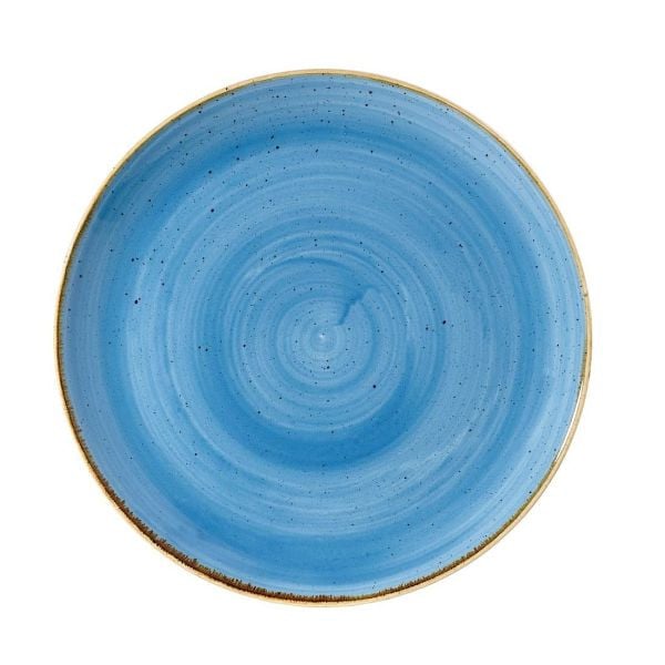Churchill Stonecast, runder Coupe-Teller, Kornblumenblau, 288 mm, (12 Stück), DF764