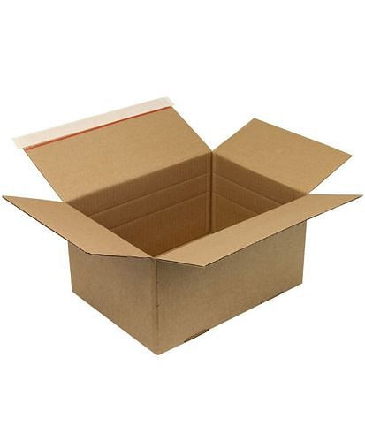 TransPak Automatikkarton-Faltkarton 1-wellig, mit SK-Verschluss, 310 x 230 x 81-160 mm, Qualität 1.30B, VE: 20 Stück, 299448