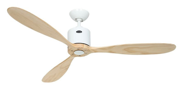 CasaFan Deckenventilator Aeroplan Eco Lack weiß-Massivholz natur, 313251