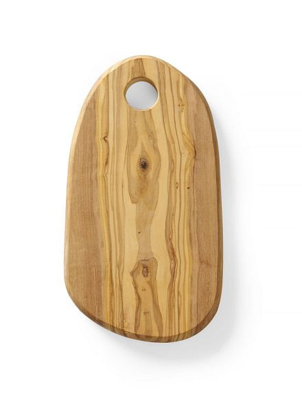 Hendi Schneidebrett mit Loch Olivenholz 250x165x18 mm, 505229