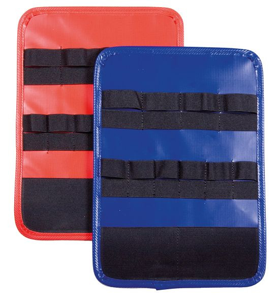 ultraMEDIC ultraTOOL PLATE ROT, Platte mit elastik Schlaufen, Tasche für Kleinteile in rot, SAN-521
