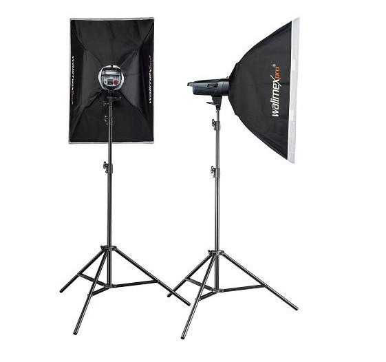 Walimex pro Blitzset Emerger 400 Set Double, VE: 2 Stück, 1023380
