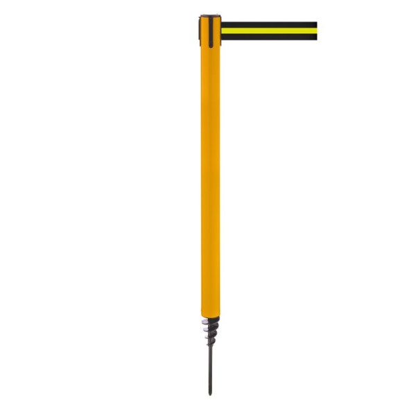 Stein HGS Personenleitsystem -P-Line Outside-, gelb, schwarz/gelb/schwarz waagerecht (gestreift), mit Sicherheitsverschluss (selbstlösend), 37688-0502